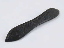 A finely carved Chinese horn hair