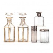 A FIVE PIECE CONTINENTAL SILVE