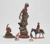 A FIVE PIECE GROUP OF DECORATI