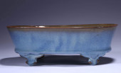 A FLAMBE GLAZED 'POEM' FOUR-FO