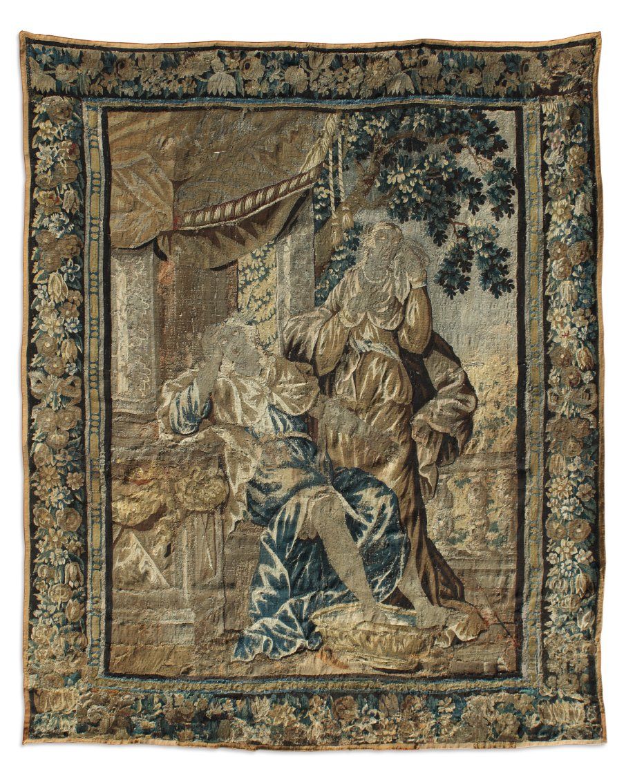 A FLEMISH BAROQUE TAPESTRYA Flemish