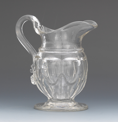 A Flint Glass Pitcher ca. 1840