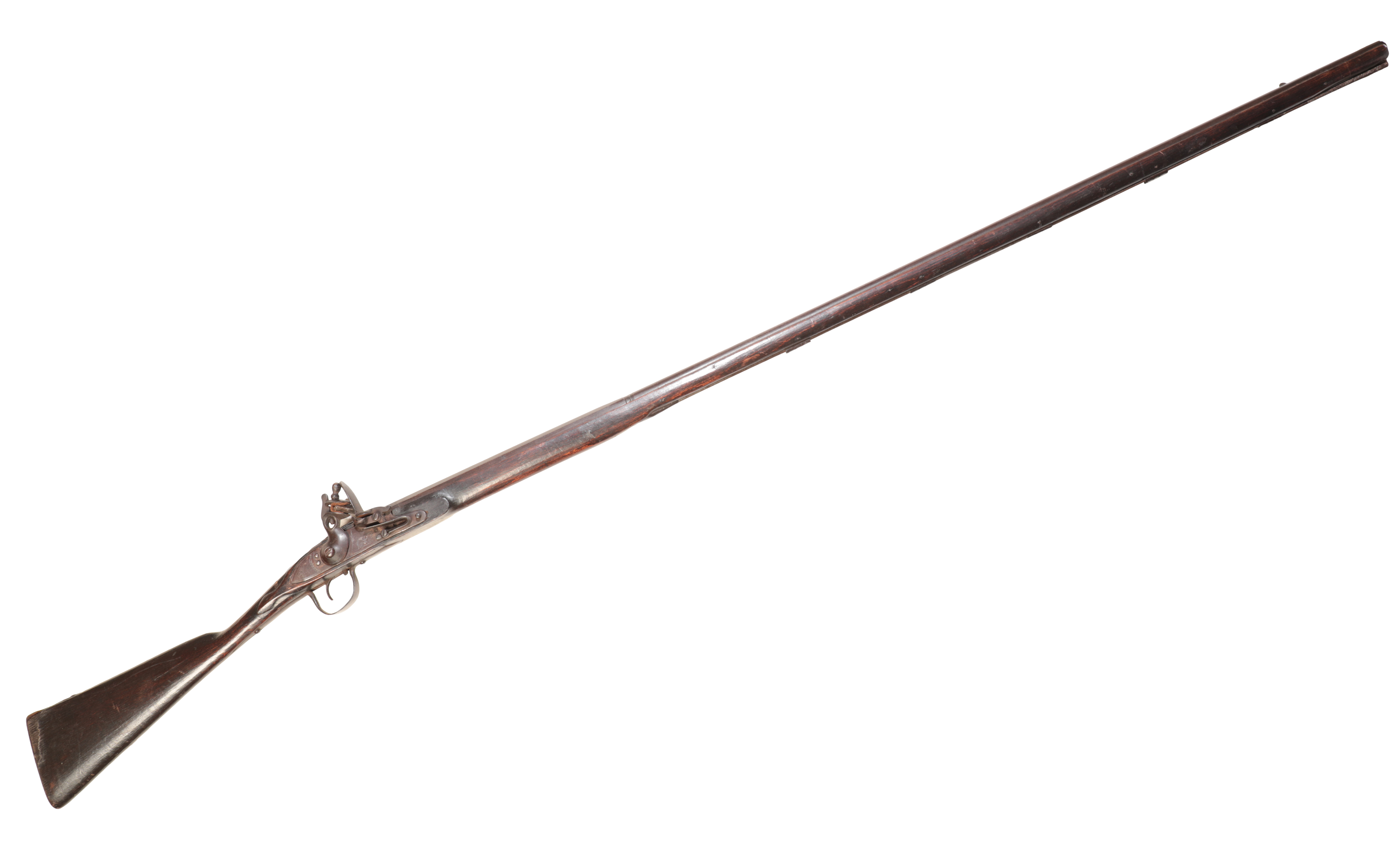 A FLINTLOCK SINGLE BARREL