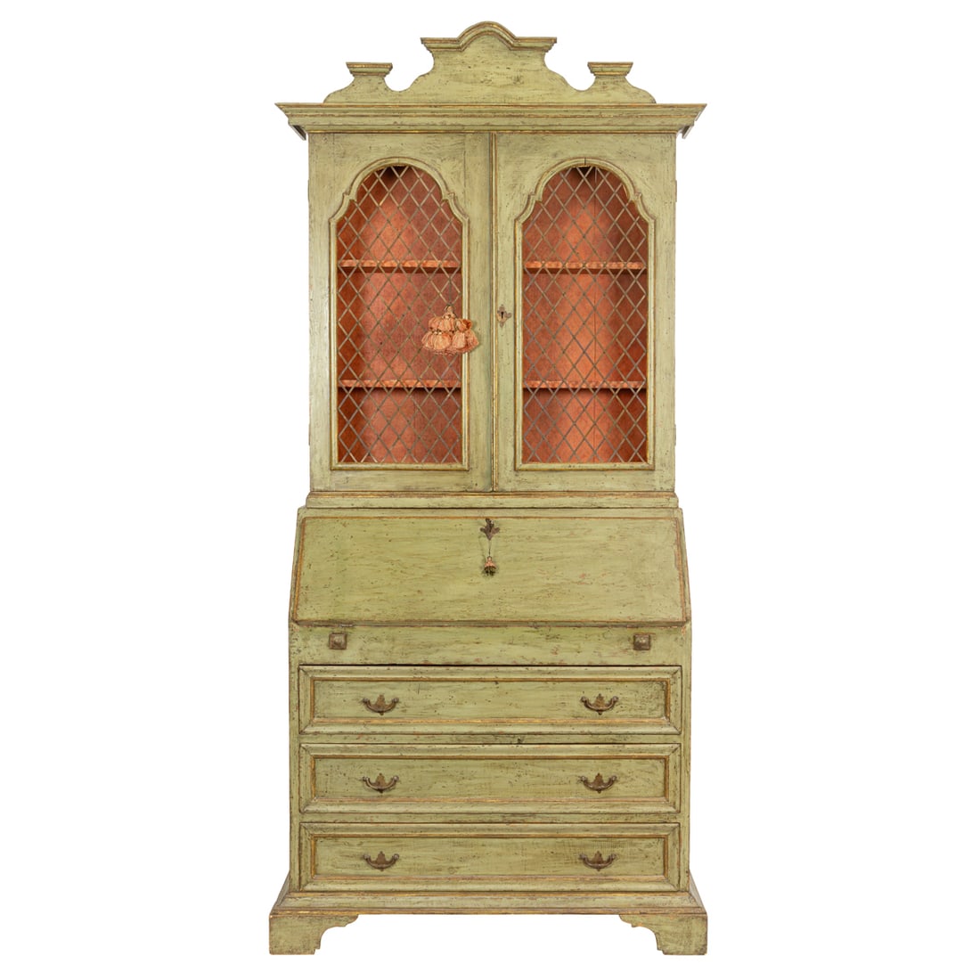A FLORENTINE STYLE PARCEL GILT