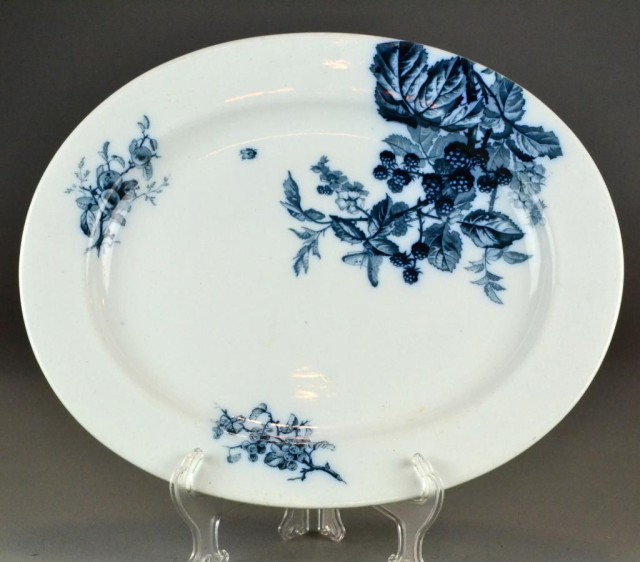 A Flow Blue Serving- Turkey