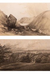 A folio of black and white eng