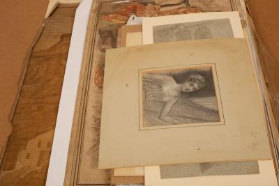 A folio of watercolours,