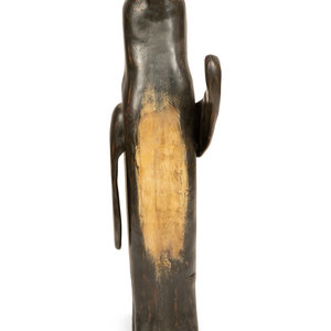 A Folk Art Carved Penguin American,