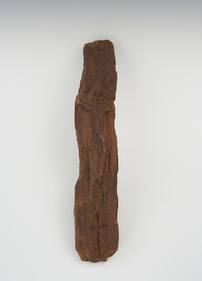 A Folk Art Carved Wood Cruifix Hand