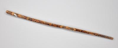 A Folk Art Carved Wood Walking