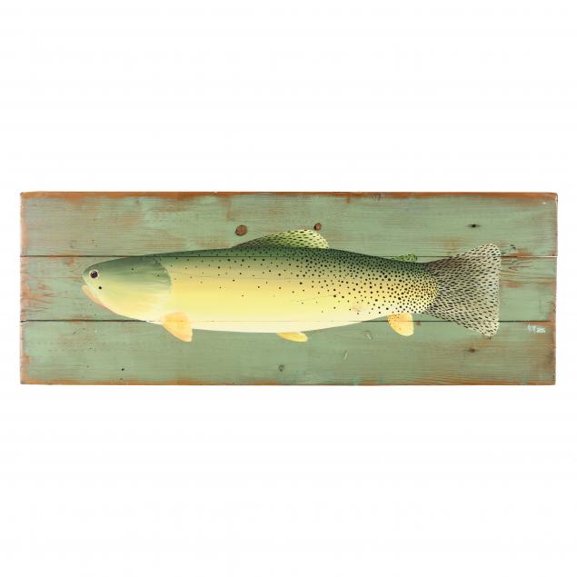 A FOLK ART PAINTING BY KEMP,