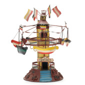 A FOLK ART WHIRLIGIG FEATURING