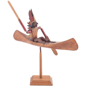 A Folk Art Whirligig of an American