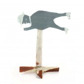 A FOLK ART WHIRLYGIG A Folk Ar