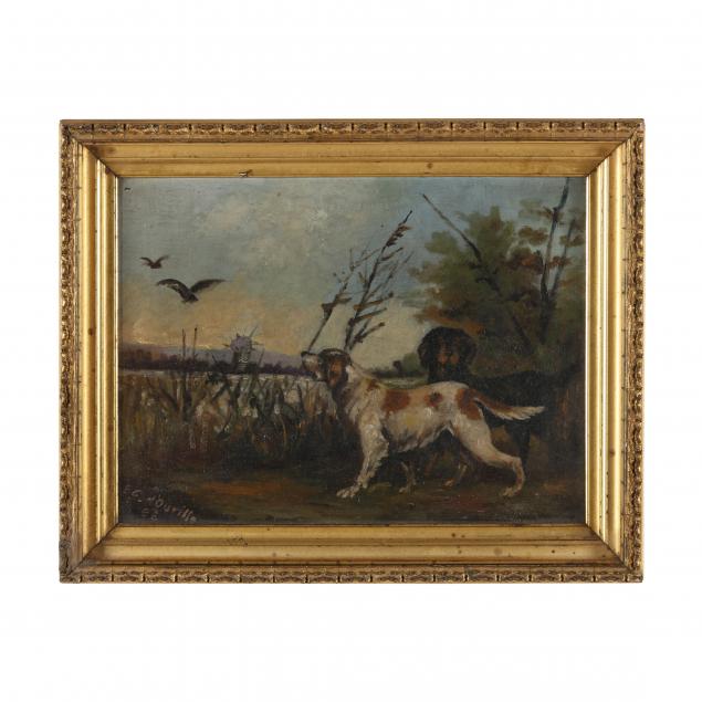 A FOLKY AMERICAN SCHOOL PAINTING OF