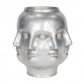 A FORNASETTI STYLE CAST METAL