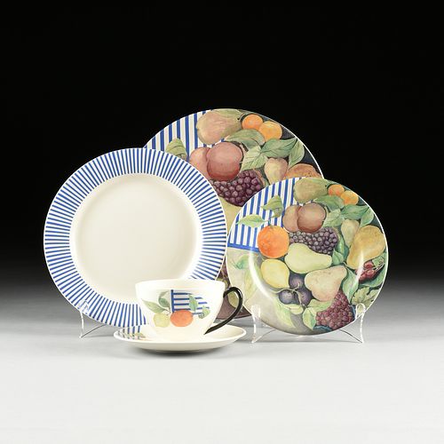 A FORTY PIECE GIEN PORCELAIN