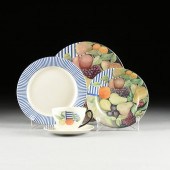 A FORTY PIECE GIEN PORCELAIN L