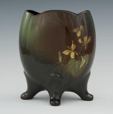 A Four Footed Pillow Vase Apprx.