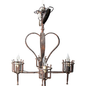 A Four-Light Mizner Style Wrought