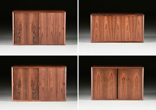 A FOUR PIECE DANISH MODERN ROSEWOOD