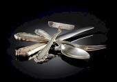 A FOUR PIECE GEORG JENSEN STER