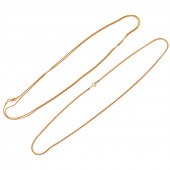 A FOXTAIL LINK CHAIN & SNAKE C
