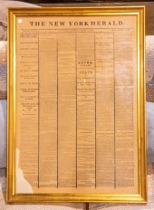 A FRAMED COPY OF THE NEW YORK