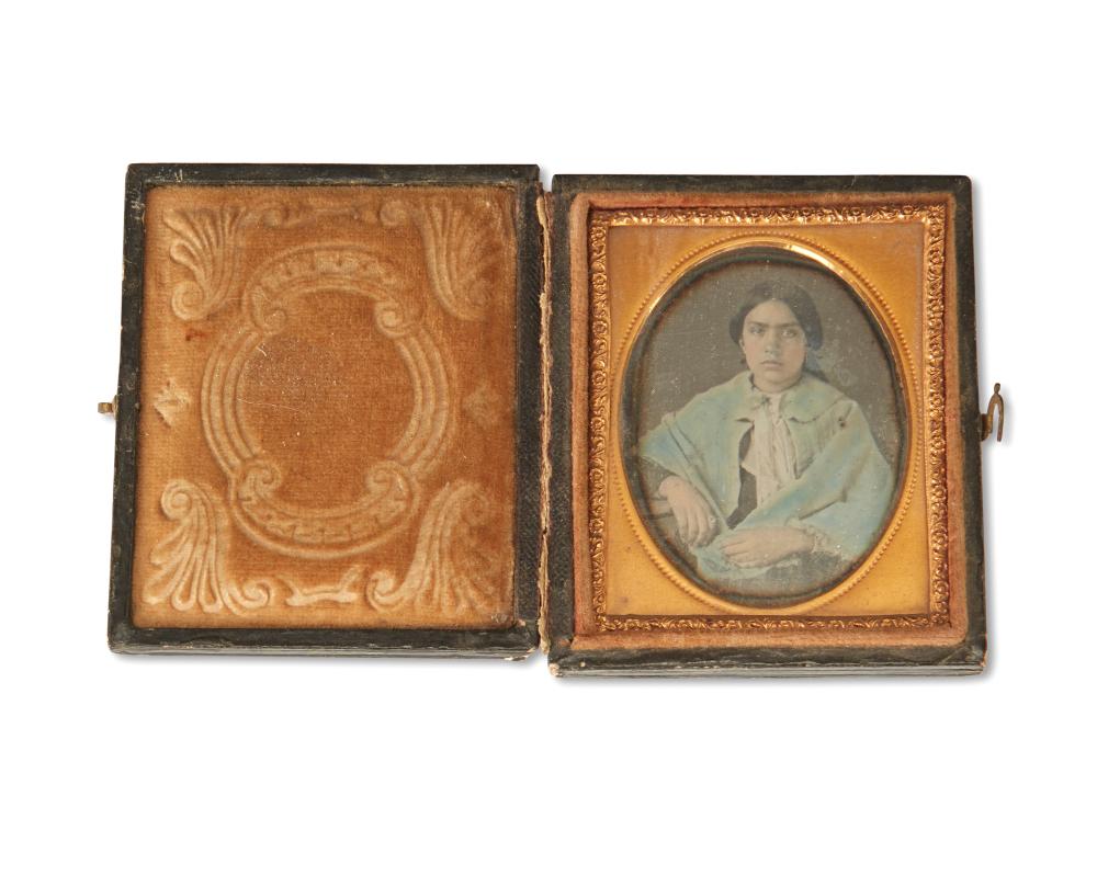 A FRAMED DAGUERREOTYPE PORTRAITA