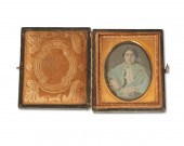 A FRAMED DAGUERREOTYPE PORTRAI