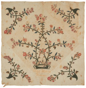 A FRAMED "ELIZA HARRIS" FLORAL