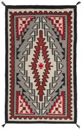 A FRAMED NAVAJO TEEC NOS POS R