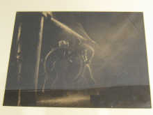 A framed photograph from the film