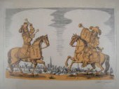 A framed print by Osbert Lanca