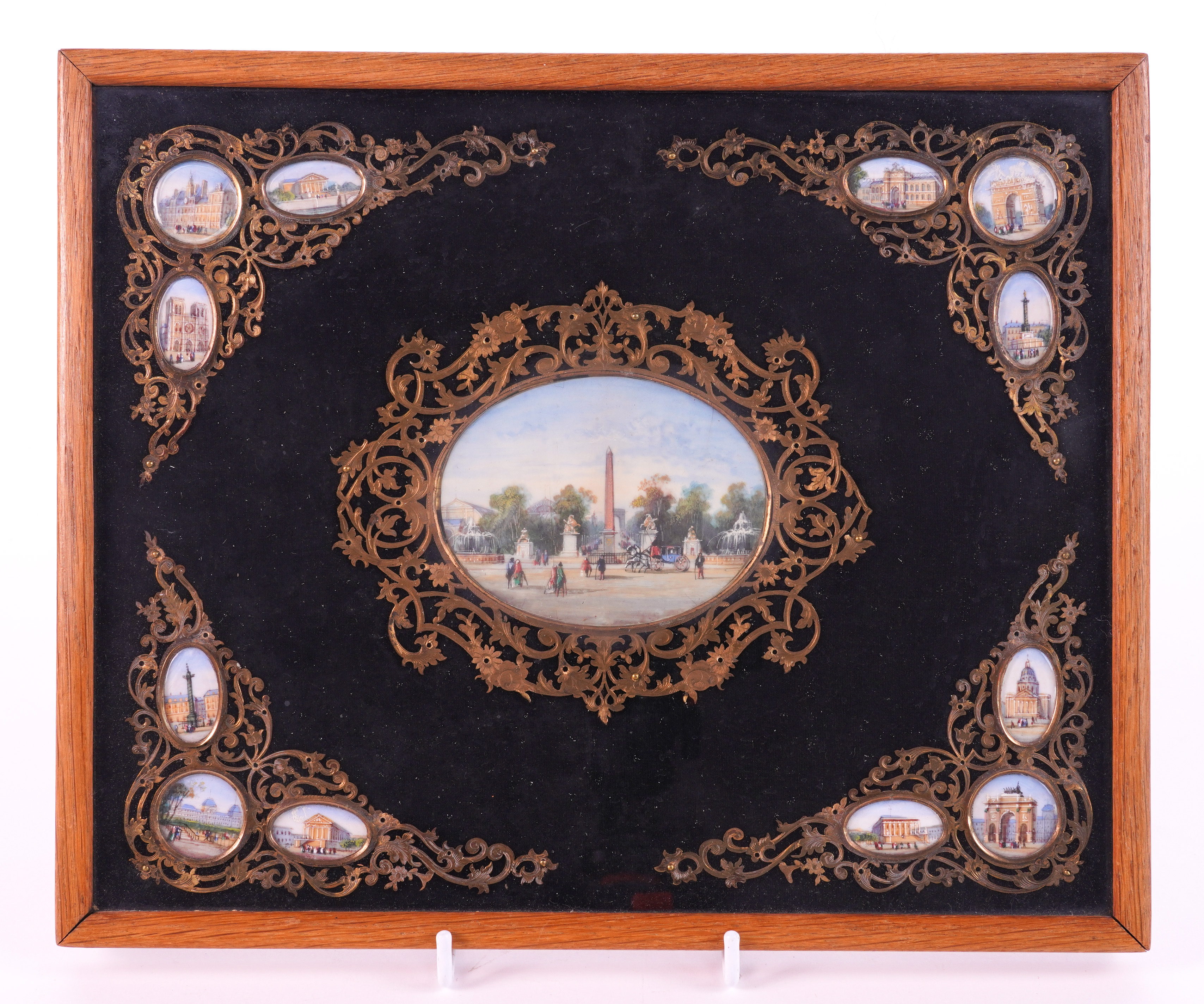 A FRAMED SET OF THIRTEEN