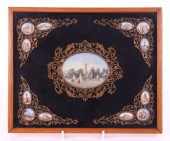 A FRAMED SET OF THIRTEEN MINIA