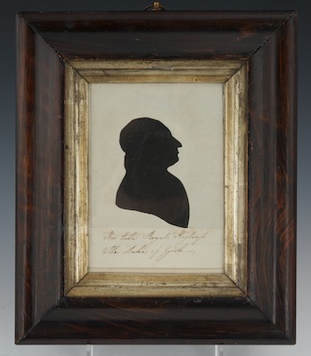 A Framed Silhouette of The Duke