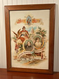 A framed ‘The National Democratic
