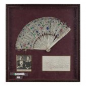 A Framed Victorian Fan
19th Ce