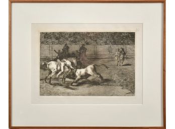 A Francisco de Goya etching from
