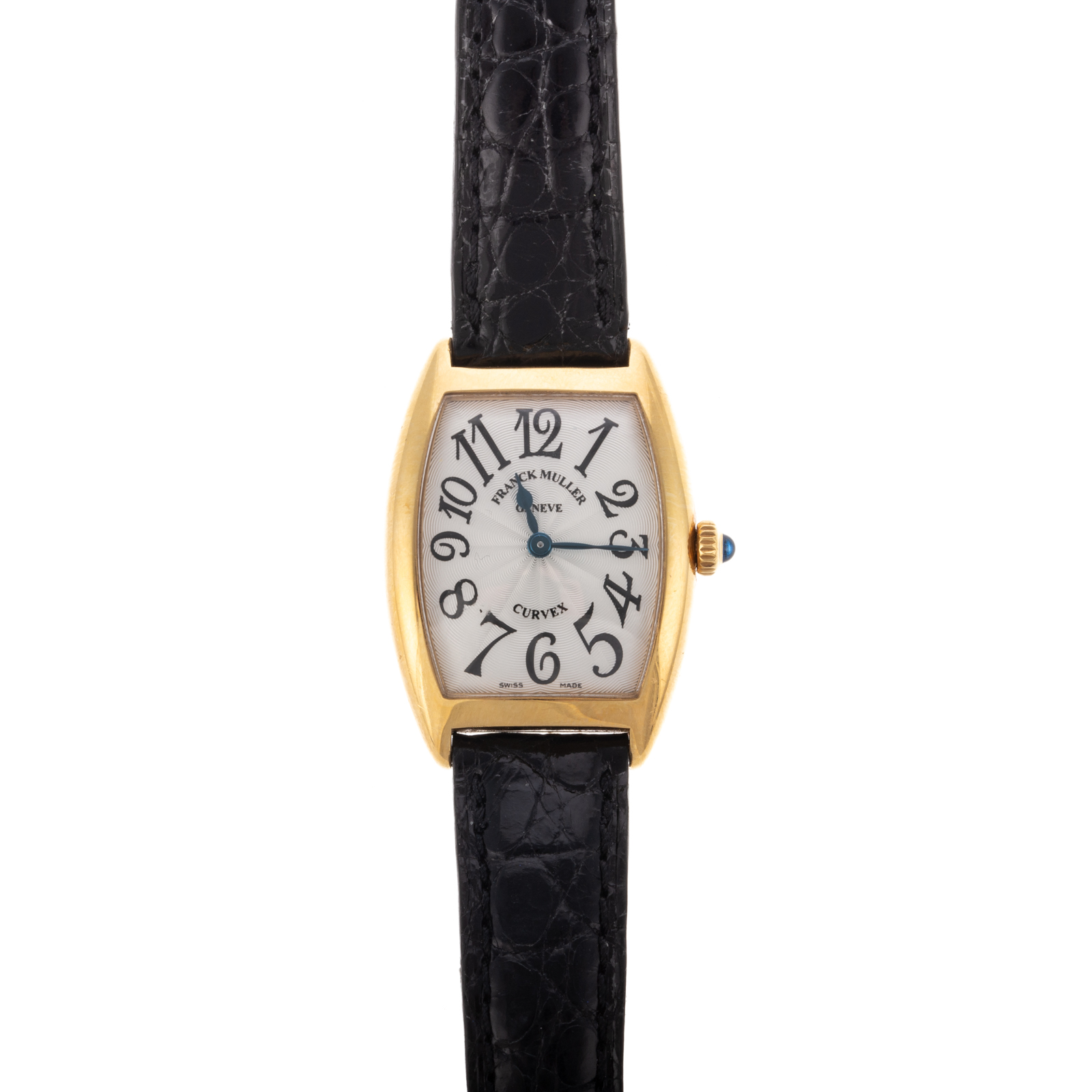 A FRANCK MULLER CURVEX WATCH IN 18K