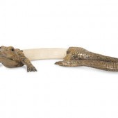 A Franco Lagini Brass Alligato