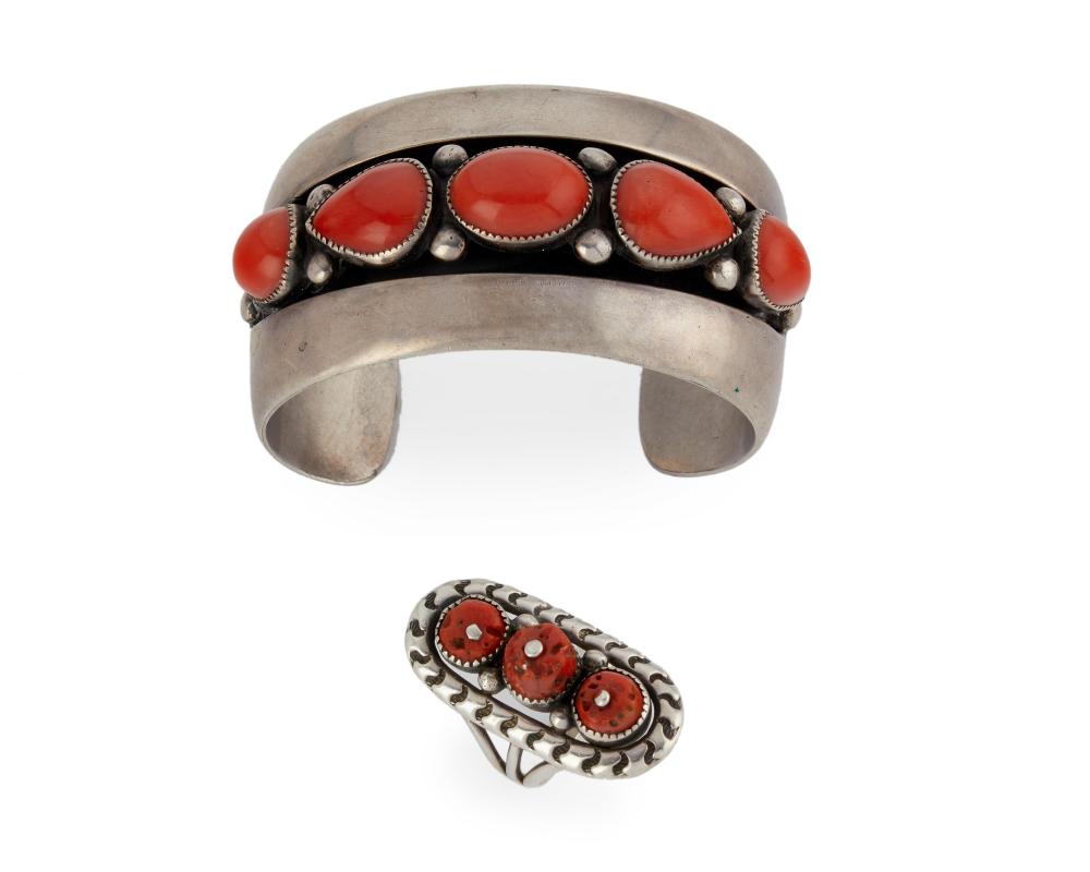A FRANK PATANIA CORAL BRACELET