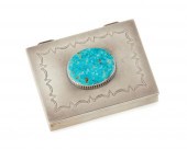 A FRANK PATANIA TURQUOISE AND