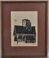 A. FRASCONI WOODBLOCK PRINT, "