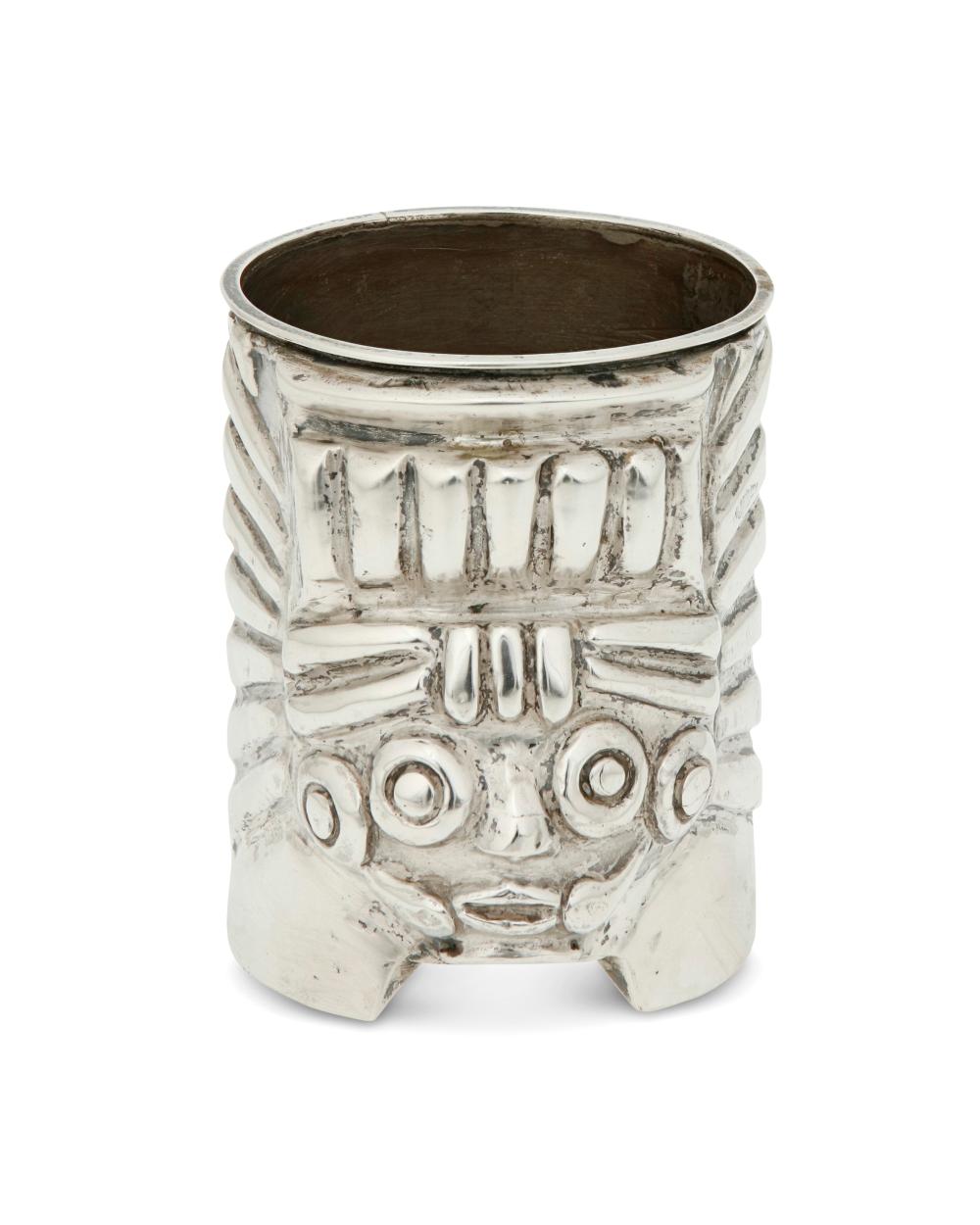A FRED DAVIS STERLING SILVER CUPA