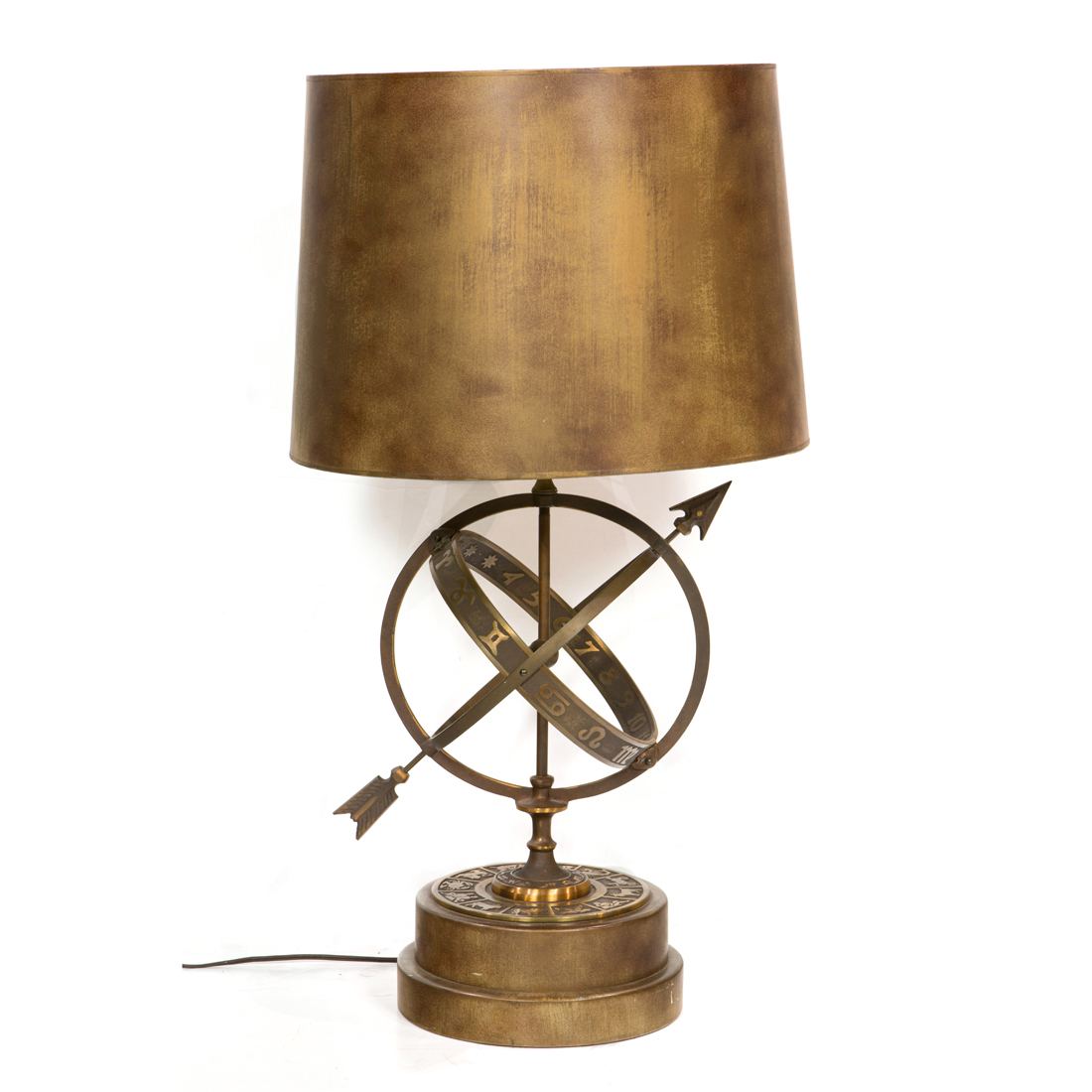 A FREDERICK COOPER BRONZE ARMILLARY