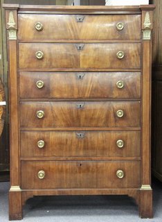 A French 19th Century tall chest of