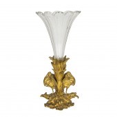 A FRENCH AESTHETIC GILT BRONZE