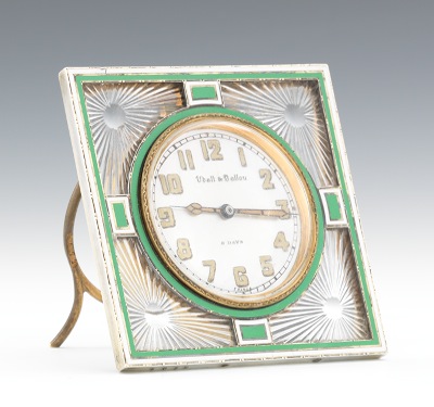 A French Art Deco Desk Clock